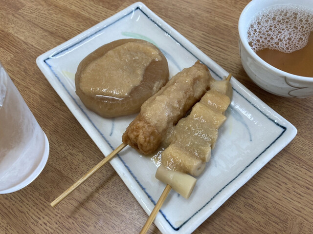 青森生姜味噌だれおでんのつぶ貝を頂きました By まっぱぁ カヤ野 かやの 青森市その他 そば 食べログ