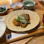 Obanzai Aburiyaki Sake Nana - 本日のお昼御膳　1,100円