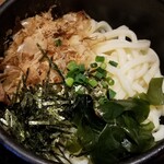 かすうどん - 冷しぶっかけつけうどん