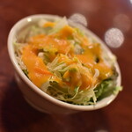 ハッピー ネパール&インディアン レストラン - ダルバットセット（１，６００円）の『サラダ』２０２１年７月
