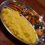 Happy Nepal&Indian Restaurant - ダルバットセット（１，６００円）２０２１年７月