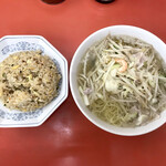 中華料理 とんとん - 本日の得セット 湯麺+焼めし レギュラー  上から