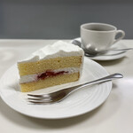 하마야 킨테츠 백화점 욧카이치점 - 쇼트케이크, 블렌드 커피