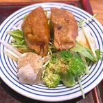 さくら本店 - (ﾗﾝﾁ)さくら定食 小鉢：ギョーザサラダ　2021.7.28