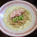 金町製麺 - 枝豆の冷たいポタージュそば