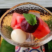 日本料理 鎌倉山 野乃華 - あんみつ