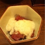 居酒屋 庄助 - お通しマグロ山かけ