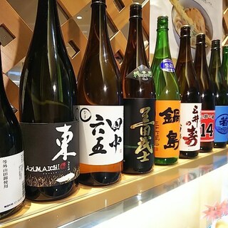 九州の美味しい日本酒を、おつまみとご一緒に楽しめます