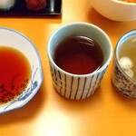 やき鳥 宮川 - タレ、お茶、鶏スープ ♪