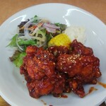 小さな食堂 ヒロ - ヤンニョムチキン ※拡大 (2021.08.04)