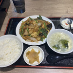 Soushuuken - 豚肉とキクラゲの玉子炒め定食