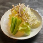 ◆　追加野菜　◆（キャベツ、ゴボウ、ネギ）