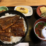 炭火焼うなぎ 東山物産 - うな丼　中
