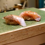Sushi Kotona - 赤むつと黒むつの食べ比べ