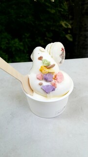 Le petit coeur - マカロン屋さんの北海道ソフトクリーム：450円