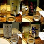 温石 - 最初は禁酒するつもりで冷茶を頂いていました・・・体調もあって、とお話ししたのに・・・4杯目ではカウンターの皆様の失笑をかっていました。