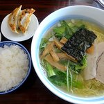 函館ラーメン藍 - 塩ラーメンランチ：６８０円