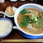 函館ラーメン藍 - 味噌ラーメンランチ：７３０円