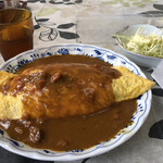 やつき食堂 - オムカレー¥800