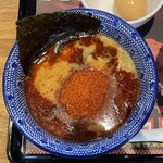 らあめん花月嵐 - 辛辛魚つけ麺。
      旨し。