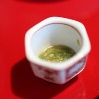 炭焼うな富士 - 山葵の小鉢☆