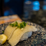 廻鮮寿司 すし松 - 2021.7 あぶりえんがわ（275円）