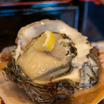 廻鮮寿司 すし松 - 2021.7 鹿島岩牡蠣（1ヶ 550円）