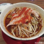 神戸ちぇりー亭 - 赤唐辛子醤油らぁめん＆白飯