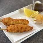 Aji pork skewer cutlet 1 piece