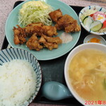 Iseya - カラアゲ定食　950円