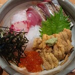 割烹 千代 - うに海鮮丼