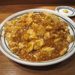 中国料理 堀内 - 納豆と豆腐のピリカラヤキソバ　