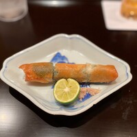 すず木 - 太刀魚の春巻き