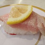 かっぱ寿司 - 中とろ塩炙り1貫165円