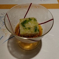 双葉寿司 - 具材、素麺を、彩り良く重ねて層にした寄せ物です！凄くイイ♪