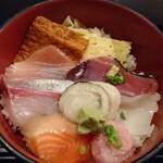 新海 - ぶっかけ（うどん・そば）海鮮丼セット