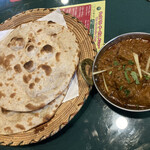 パキスタン&インドレストラン チャエカナ  - マトンレバーマサラ＆ロティ