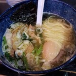 塩そば専門店 桑ばら - イシモチの塩つけそば