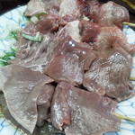 米山 - タン刺、ハツ刺