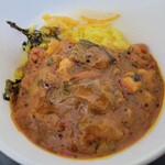 SPICY CURRY 魯珈 - THE・夏のトマトカレー～蛸と茄子とモロヘイヤ～
