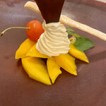 カーサ カルマ - マンゴー、桃のジェラート