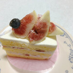 Sucre DE Arigatt - いちじくのショートケーキ　¥380