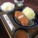 とんかつマ・メゾン - ランチ　ロースかつ160g ご飯大盛り