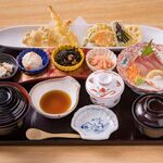 Katsura Tei Ondo Ten - 天婦羅刺身套餐