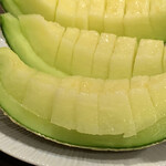 りきちゃん 大阪豊中店 - 食後のメロンも絶品