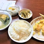 李香園 - 210804水　神奈川　李香園　C．エビ玉炒め定食700円