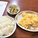 李香園 - 210804水　神奈川　李香園　エビ玉炒め定食