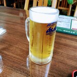 波光食堂 - 波光食堂　「生ビール」520円