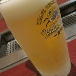 春香苑 - キンキンに冷えたグラスに生ビール！！