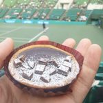 レ・グーテ - 2012.10. チョコタルトをうつぼテニスセンターにて食す